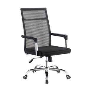 Chaise ergonomique en maille noire pour salle de conférence, grande quantité - Product Image 5