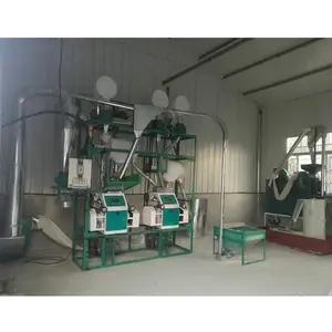 Wheat flour milling machines with washing machine