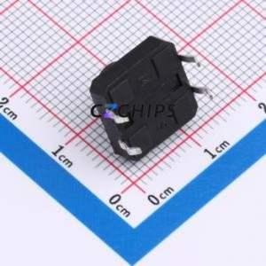 BX-TS-26-12128CJ Tactile Switch Through hole-4P,12x12mm Switch Single Pole Single Throw Round Button 2.6N Through Hole - Product Image 2