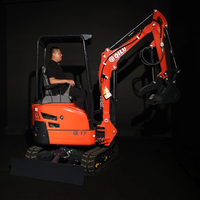 Pelle hydraulique multifonctionnelle personnalisée Petite ensacheuse hydraulique Micro Escavator Crawler Mini Machine Earth Excavator