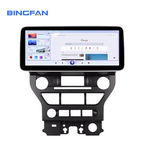 Lecteur multimédia de voiture à écran tactile complet <span class=keywords><strong>8</strong></span> cœurs DSP Carplay 12,3 pouces, autoradio Android pour <span class=keywords><strong>Ford</strong></span> <span class=keywords><strong>Mustang</strong></span> 2015-2020, navigation GPS - Product Image 1