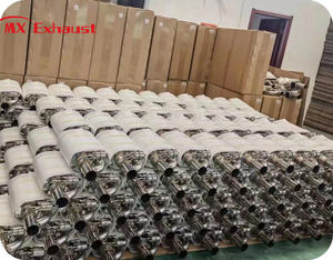 1 комплект (2 глушителя) 2,5 "двойной Универсальный электрический клапан Valvetronic глушитель с дистанционным управлением для клапанов выхлопных газов - Product Image 6