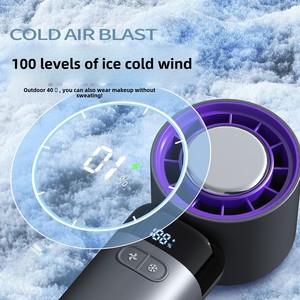 Hxtc88 Nouveau Ventilateur Portable Pliable USB Rechargeable pour Extérieur, Mini Refroidisseur d'Air Glacé Personnalisé en Gros - Product Image 4