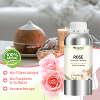 Extracto Floral de Rosa Natural de Grado Profesional, Textura Suave y Oleosa, Materia Prima Botánica de Alta Calidad para Aceite de Rosa Industrial