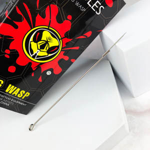 Original BIGWASP 50 unids/caja <span class=keywords><strong>RL</strong></span> RS RM M1 agujas de tatuaje largas desechables de acero inoxidable tradicional Premium - Product Image 3