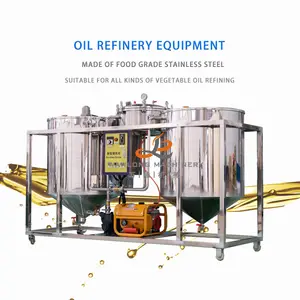 Low Price Mini Crude Edible Palm Black Soldier Fly Oil Pressing and Refining Unit Plant Palm Oil Refining Workshop