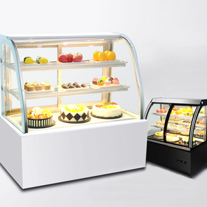Professionnel Commercial |   Économie d'énergie |   Petit <span class=keywords><strong>réfrigérateur</strong></span> <span class=keywords><strong>encastrable</strong></span> pour présentation de gâteaux, vitrine réfrigérée avec système de refroidissement par air - Product Image 2