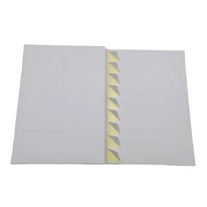 80แผ่นกระดาษกาวร้อนกันน้ำหลายขนาดสติกเกอร์บาร์โค้ดแบบมีกาวในตัว A4สำหรับร้านขายของชำที่มีกาวในตัว - Product Image 5