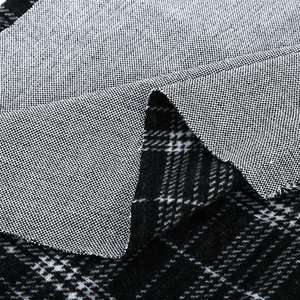 Tissus polaires brossés simples en rayonne tr 69% Poly 28% personnalisés tissu à carreaux tartan tricoté interlock pour vêtements - Product Image 3