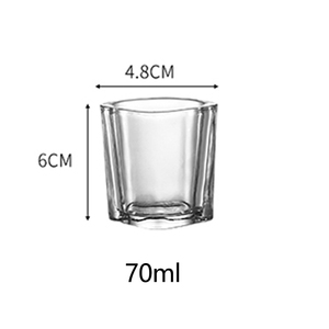 Nouvelle idée de produit 2025 Base lourde 70ml verres à liqueur verrerie <span class=keywords><strong>apéritif</strong></span> expresso verre à liqueur expresso verres à bière - Product Image 6