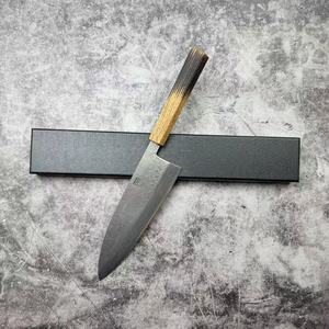 Yieryi nuevo acero al carbono plata forjado a mano cuchillo de cocina japonés mango de madera estilo Deba cuchillo de Chef para cocina restaurante - Product Image 6