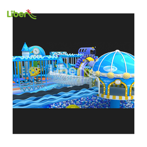Parc d'attractions intérieur sur le thème de l'océan, équipement de terrain de jeux intérieur personnalisé avec une grande fosse à balles pour enfants - Product Image 4