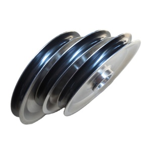 Poulie de guidage à rainure ronde pour fils en aluminium, plastique et acier - Product Image 1