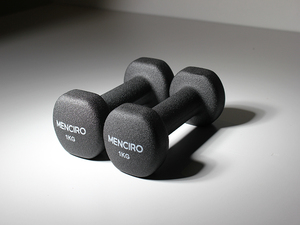 Haltères hexagonaux en caoutchouc antidérapants avec logo personnalisé, ensemble d'haltères, équipement de gymnastique pour perte de poids pour entraînement en force musculaire pour femmes - Product Image 3