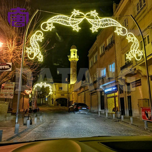 Luz LED personalizada para exteriores, impermeable IP65, luz de calle cruzada 2D para decoraciones navideñas LED, luz de decoración para festivales LED - Product Image 6