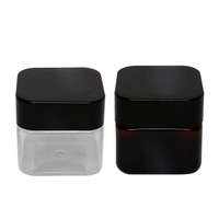 Récipient de bocal en plastique PET de 180ml avec logo personnalisé pour bonbons gommeux collation stockage des aliments emballage de biscuits à base de noix miel confiture vente en gros