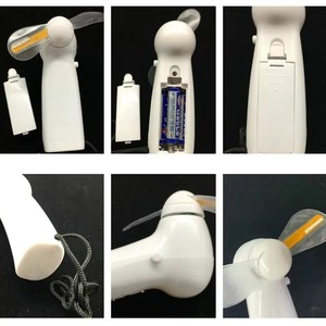 MHK90 Mini-ventilateur portable à messages personnalisés avec batterie, affichage LED programmable, ventilateur électrique portable - Product Image 5