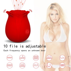 Saugen Zunge lecken Vagina Pussy G-Punkt patentierte Rose Vibrator Sexspielzeug - Product Image 4