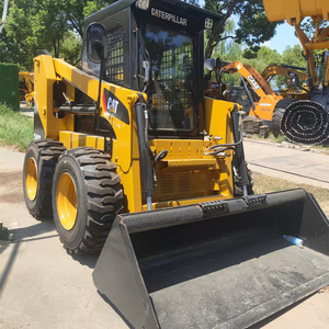 Cargadora de Ruedas Compacta CAT 246D Usada Original, Elevación Radial, Buen Estado de Funcionamiento, Maquinaria de Construcción - Product Image 1