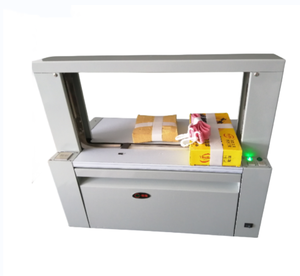 Machine de cerclage de bande de papier de 50mm de large scellant à chaud la Machine d'étiquettes/étiquettes/annonces d'emballage - Product Image 1