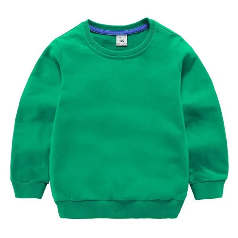Kleinkind Crewneck Sweatshirt Kinder Baumwolle Kinder Rundhals ausschnitt Sweatshirt Blank Sweatshirt