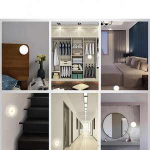 Lámpara Nocturna LED 3D Inalámbrica para Interiores, Interruptor Táctil, Material ABS, Alimentación por Enchufe, Regulable, Luz Blanca Cálida de 3000K, 3 Años de Garantía - Product Image 4