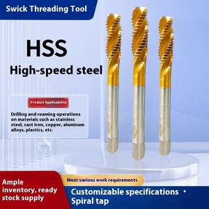 स्क्रू मशीनों के लिए वाणिज्यिक टाइटेनियम-लेपित टैप्स पहनने-प्रतिरोधी और टिकाऊ m3.m 5.m6m7 नल और डाई - Product Image 4