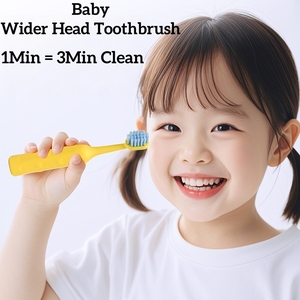 Cepillo de Dientes Manual para Bebés, Suave, de Alta Calidad, Personalizado al por Mayor, con Cabezal Ancho y Colorido para una Limpieza Eficiente, Cepillo de Dientes Infantil - Product Image 5