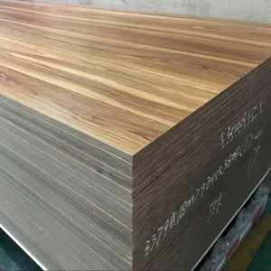 MDF HDF Plywood particle board with veneer melamine surface