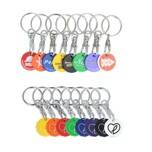 LLavero de Metal para carrito de la compra, accesorio para guardar monedas, para supermercado - Product Image 6