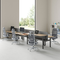 Chaise de bureau ergonomique de direction entièrement en maille, inclinable, avec appuie-tête réglable, accoudoirs 4D réglables, pivotante, rafraîchissante, design moderne en maille