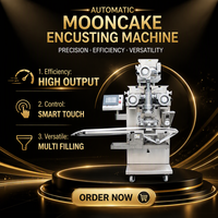 YC-170-1 Nouvelle machine automatique à haute productivité pour l'encrustage de gâteaux de lune fourrés à double garniture et bicolore