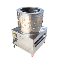 Nouvelle machine à plumer la volaille automatique en acier inoxydable pour poulets, cailles et pigeons