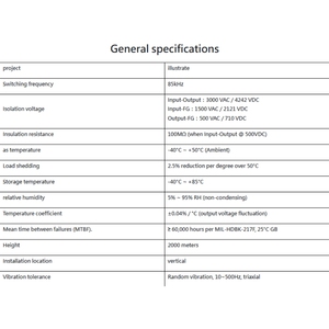 Fuente de Alimentación Industrial de CC de 500W, Salida Única de 24V 48V 72V con Ventilador de Refrigeración y Protección - Product Image 4