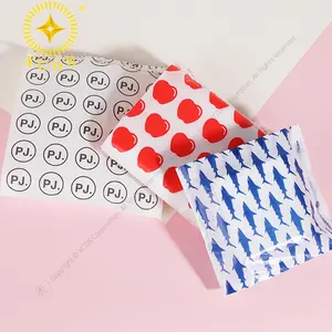 Eco-friendly Paper Packaging Biodegradable Custom Size Logo Printing Glassine Paper Envelopes Shipping Bags