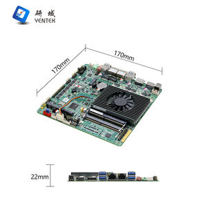 Carte mère Intel I5 8265U avec processeur 2 DDR4 M.2 HD DP LVDS EDP <span class=keywords><strong>MiniPCIe</strong></span> WiFi 4G 2 LAN 6 RS232 485 COM Mini ITX Carte mère - Product Image 5