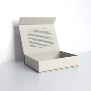 Boîte cadeau personnalisée en forme de livre, écologique, avec fermeture magnétique rigide, emballage en carton écologique, gaufrage pour vernis à ongles et huiles. - Product Image 4