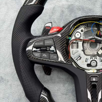 Volant personnalisé en fibre de carbone pour BMW G30 G31 G32 X3 G01 G82 G42 G20 M5 X4 G02 M2 G87 M3 G80 M4 F90 G11 M avec LED