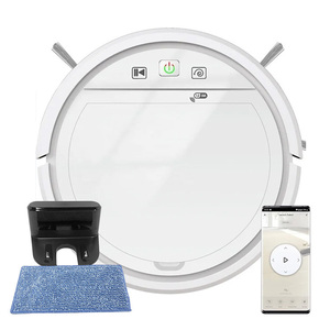 Aspiradora Robótica Inteligente Tuya WiFi, Compatible con Alexa y Google Assistant, 2500Pa, Sensor Infrarrojo, Estación de Acoplamiento Automática - Product Image 3