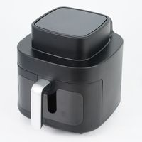 Friteuse à air en verre avec CE multifonction sans fil connect smart 6L wifi Control Visual air friteuse