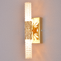 Lampe murale LED acrylique minimaliste moderne, lampe de chevet de luxe légère pour chambre à coucher, luminaire créatif pour salon, hôtel, couloir