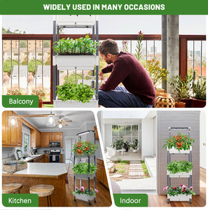 Kit de pot auto-arrosant pour jardin vertical domestique, système de culture intérieur EDKFARM, qualité professionnelle, source Indonésie, B2B - Product Image 4