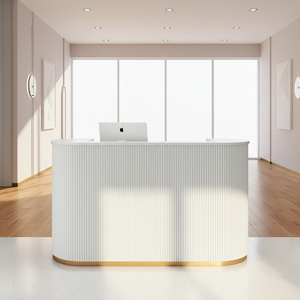 Mostrador <span class=keywords><strong>de</strong></span> Recepción Moderno y Sencillo para Tienda Comercial, Oficina, Salón <span class=keywords><strong>de</strong></span> <span class=keywords><strong>Belleza</strong></span>, Venta al por Mayor <span class=keywords><strong>de</strong></span> Fábrica - Product Image 5