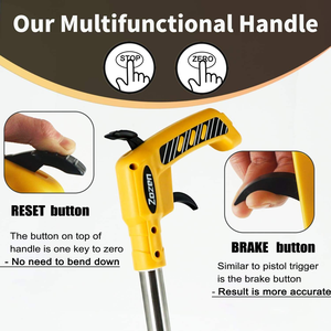 Sds Pro2 6Inch Bánh Xe Khoảng Cách Đo <span class=keywords><strong>Meter</strong></span> Mini ABS Và Nhôm Di Động Đường Khoảng Cách Công Cụ Đo OEM 9999.9 Mét - Product Image 4