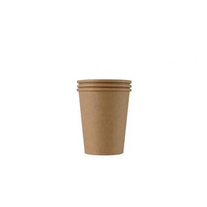 Gobelet en papier kraft à paroi simple jetable, impression personnalisée, écologique, recyclable, logo sur mesure pour thé au lait, soda - Product Image 3