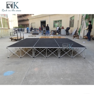 Plateforme de scène avec flight case, scène mobile facile à installer, scène simple - Product Image 4