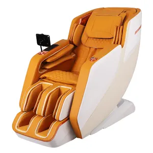 Full body automatic hot sale heated ai voice massage chair with short cut keys