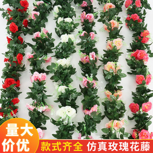 กิ่งกุหลาบประดิษฐ์พร้อมใบ 10 หัว สำหรับตกแต่งงานแต่งงานและถ่ายภาพ - Product Image 5