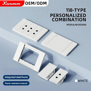 Nuevo Diseño, 16A 250V, Tipo 118, Enchufe de Pared Universal de CA de 2 Pines Dobles, 118 - Product Image 1