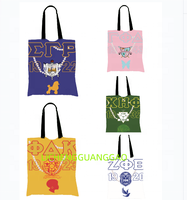Sac en toile pour femmes, sac de rangement réutilisable, sac de shopping personnalisé, sac à bandoulière pour les voyages et l'usage quotidien, vente en gros